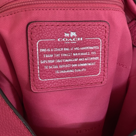 Pink Coach Edie Shoulder Bag - Picture 8 of 15